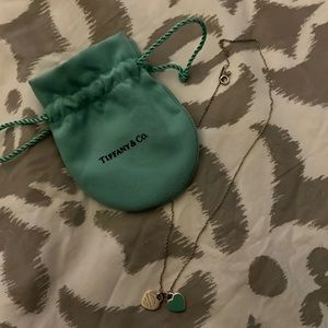 Beautiful Tiffany heart necklace lightly worn
